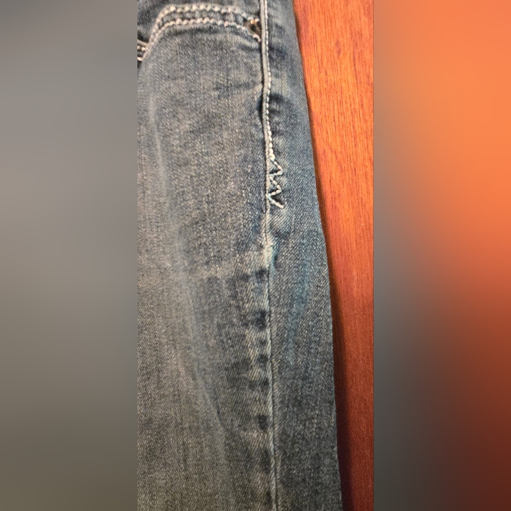 Mossimo Supply Co. Junior Skinny Jeans Dark Blue Sz7 - Picture 4 of 8